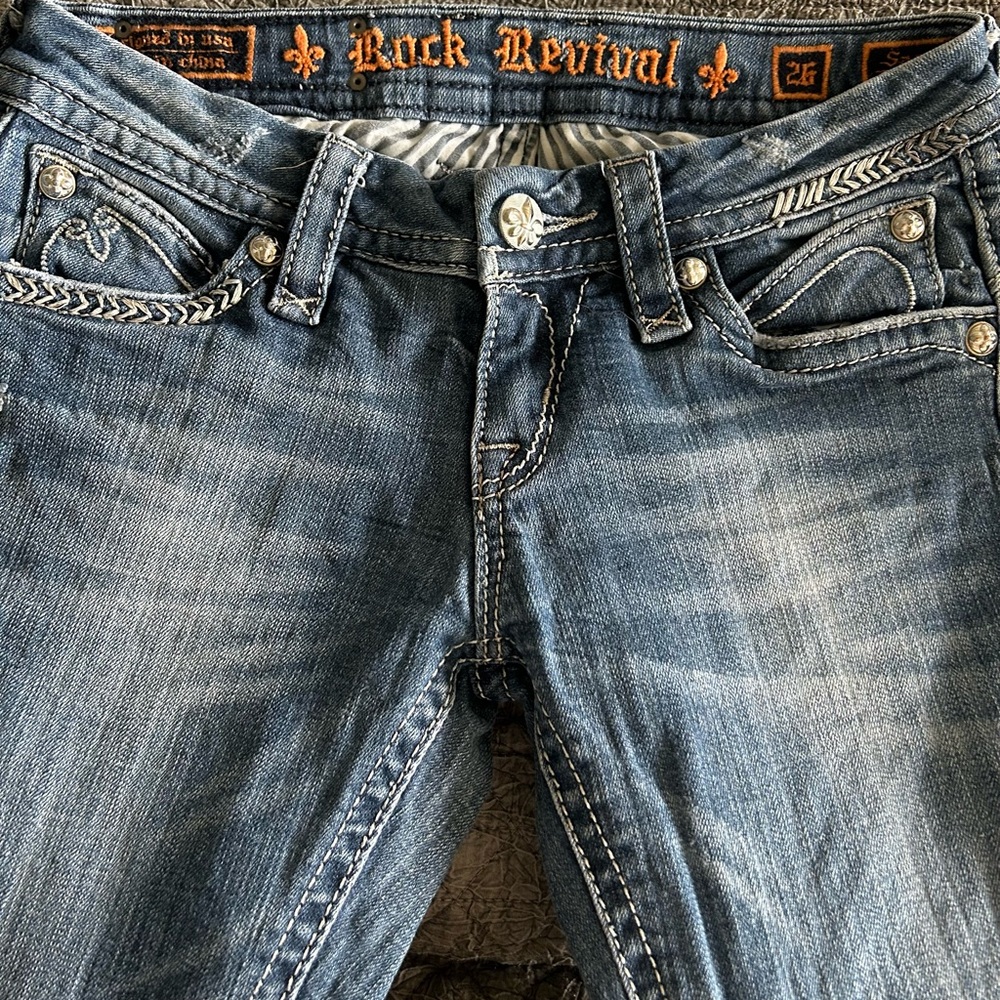 Rock Revival Blue Denim Jeans